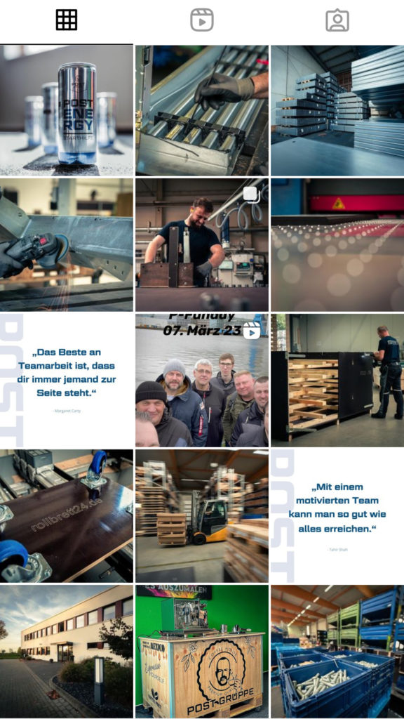 Instagram Feed Post Gruppe